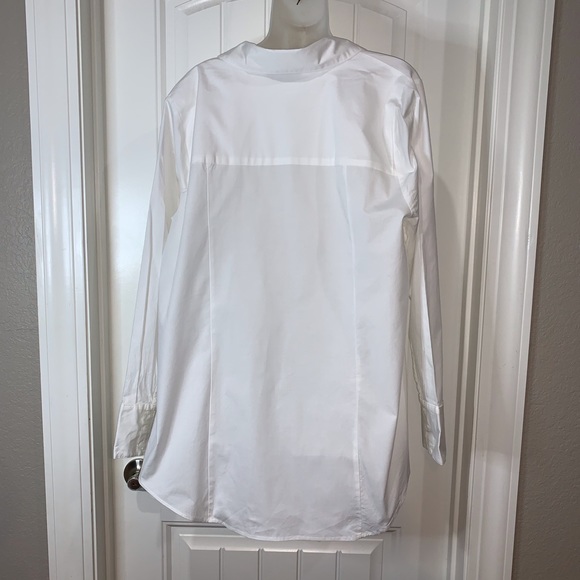 Lane Bryant White Button Up Shirt NWOT - Picture 3 of 3